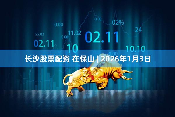 长沙股票配资 在保山 | 2026年1月3日